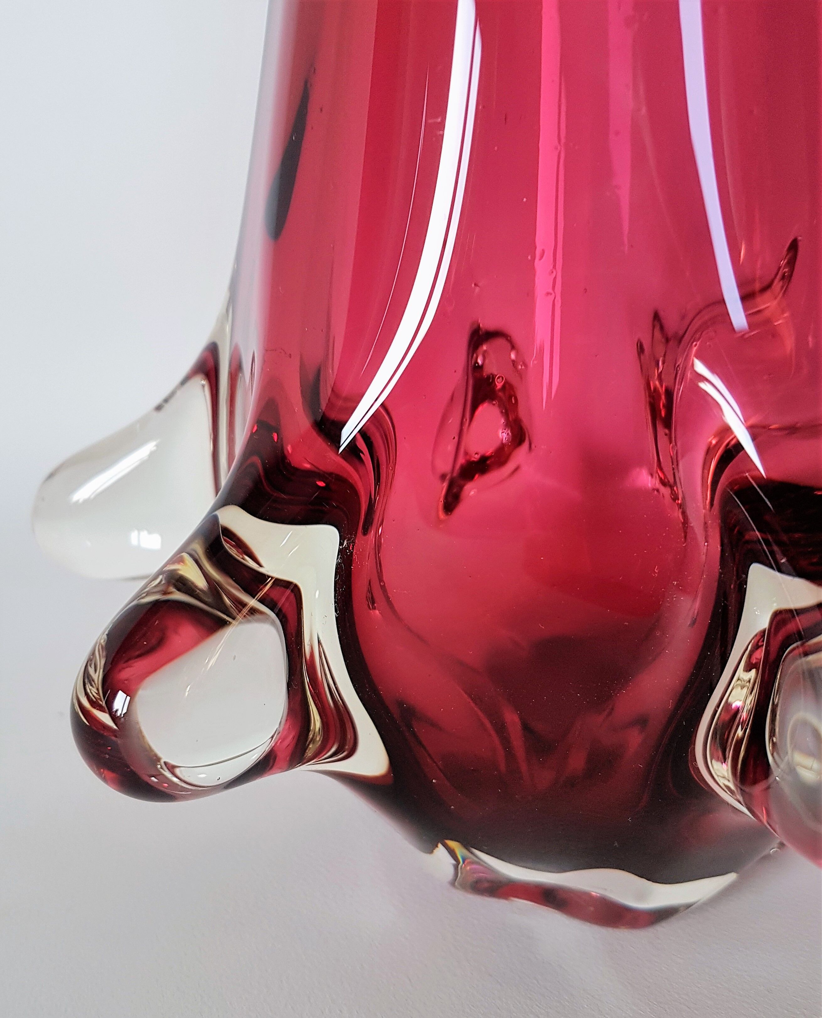 Fratelli Toso Chambord Murano vase.