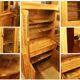Buffet with 2 pine bodies