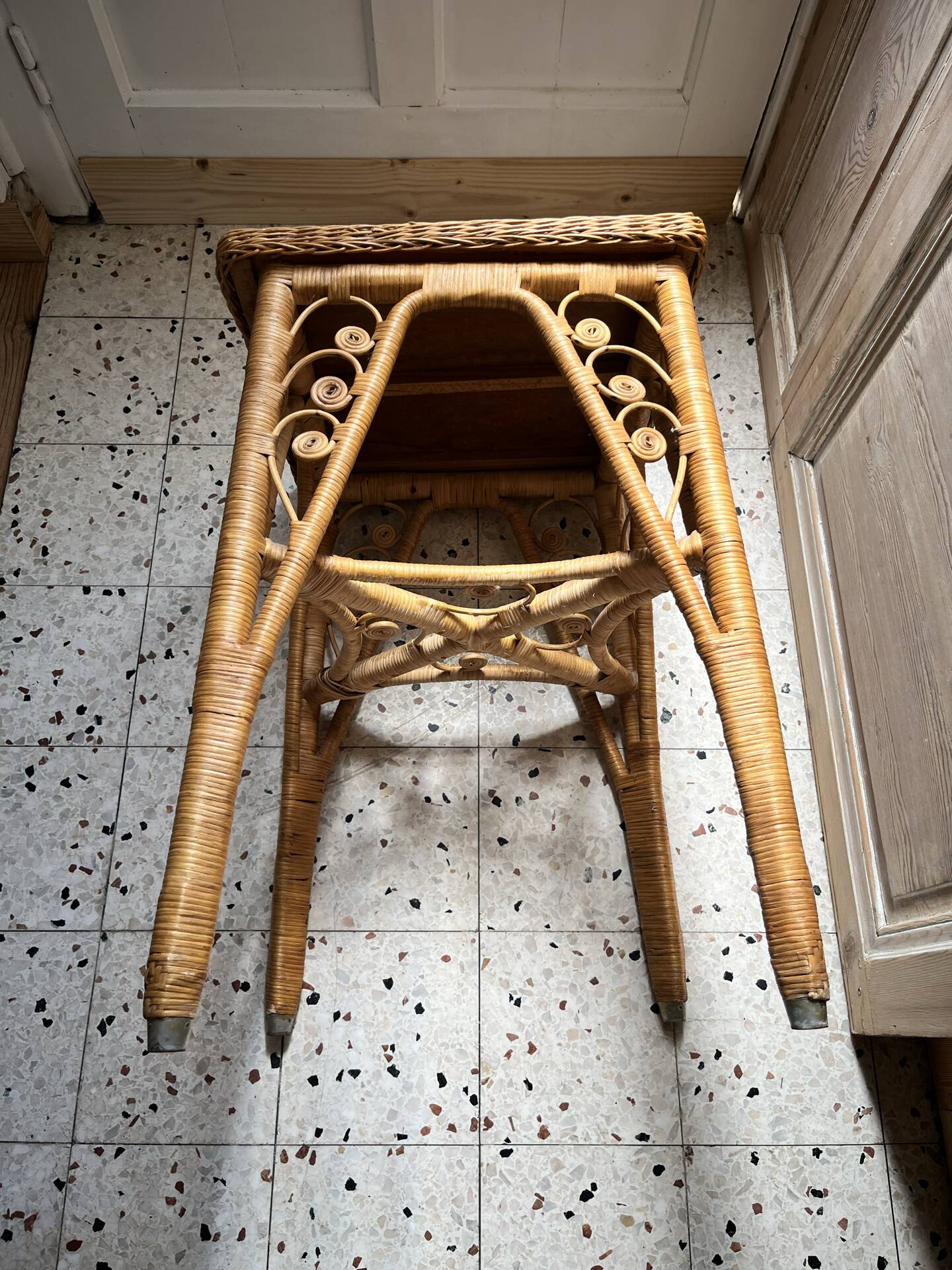Peacock side table