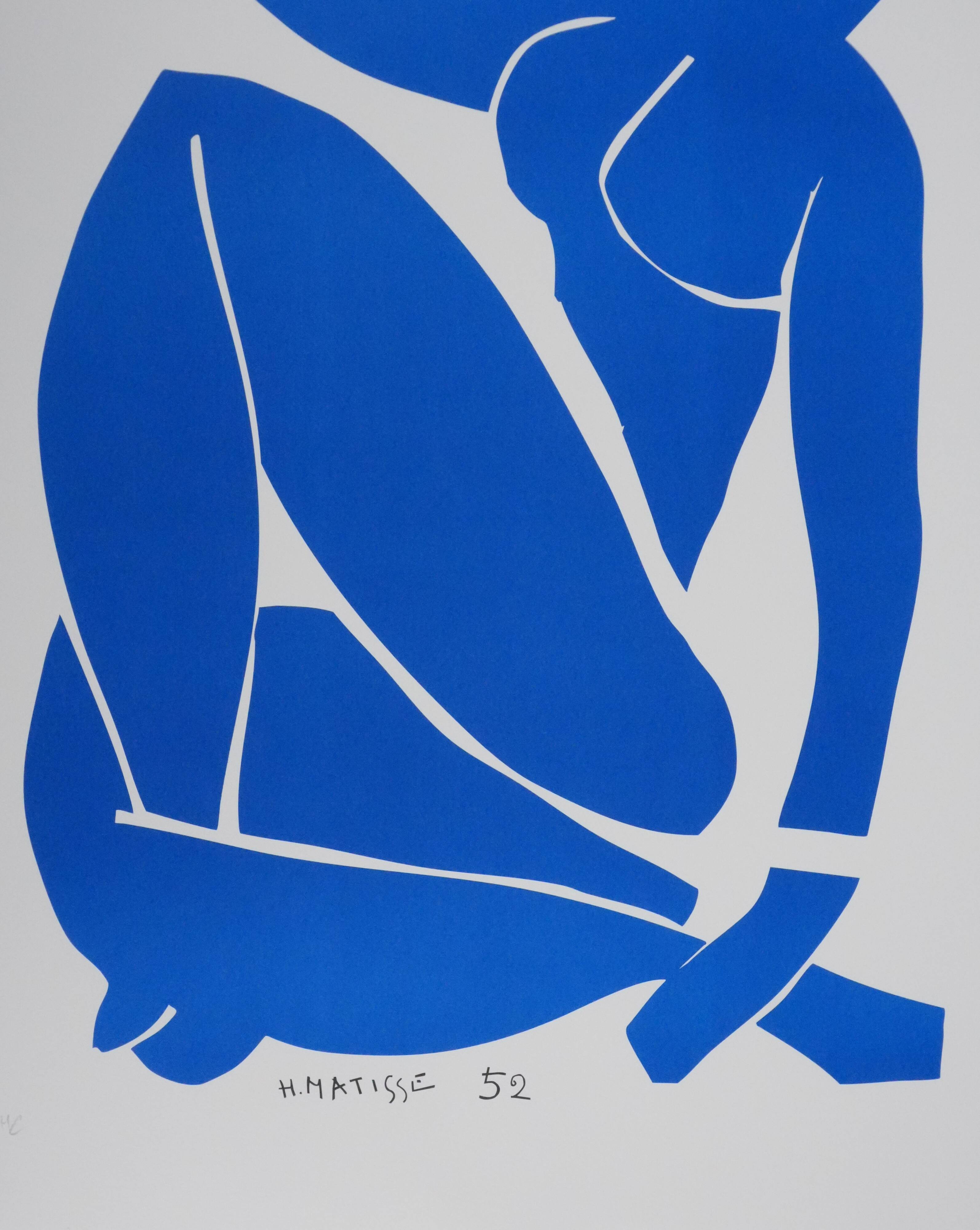 Henri Matisse: Blue Nude I, signed lithograph