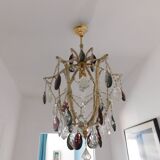 Murano tassel chandelier
