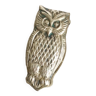 Vintage owl brass paper or mail clip