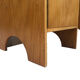 Art deco birch wood compact desk 1960