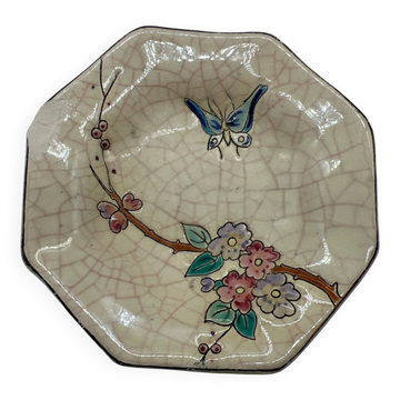 Longwy enamel earthenware bowl