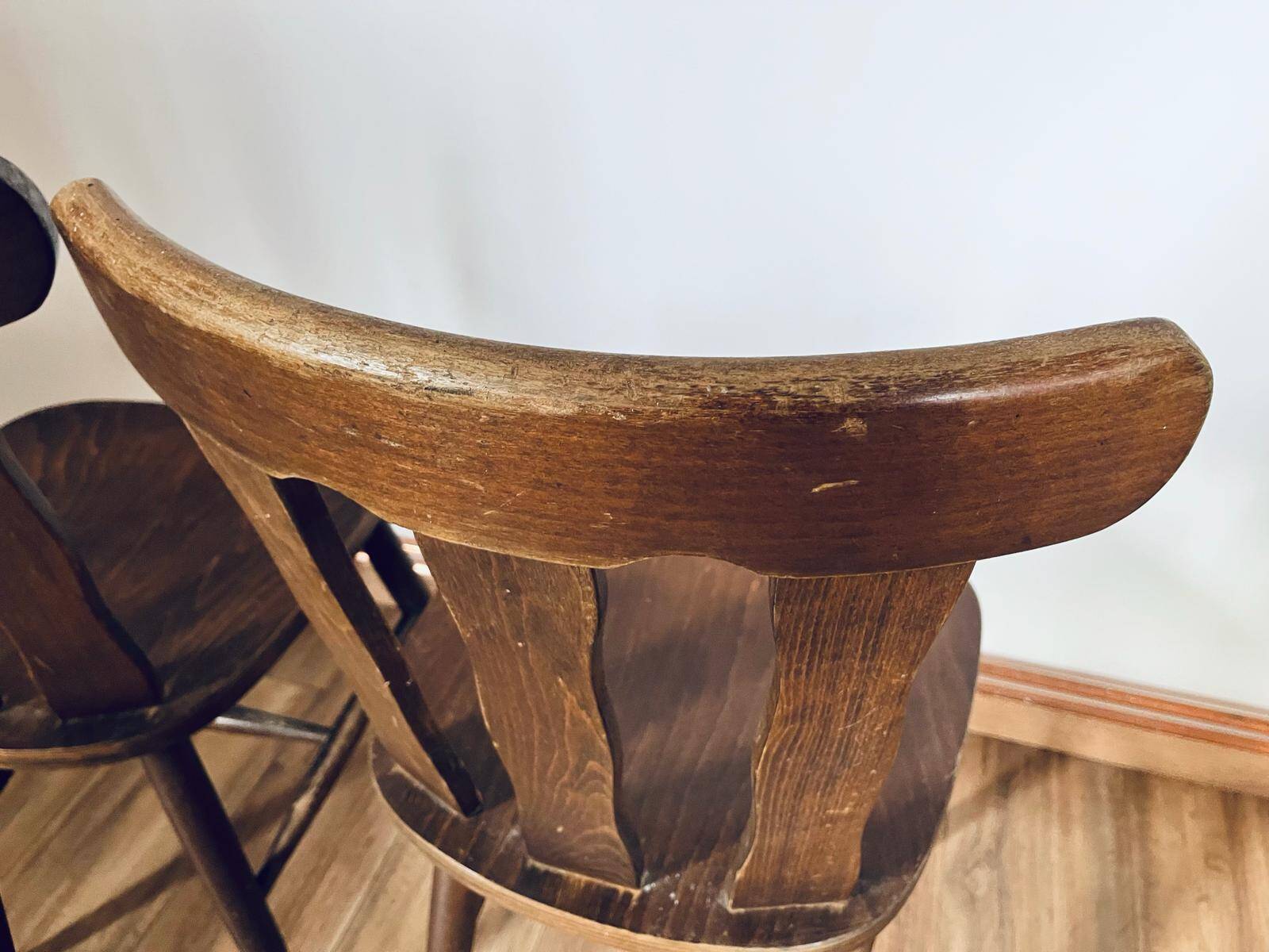 Pair of bistro chairs