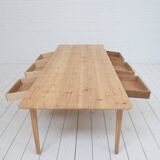 Large 1950s farmhouse table