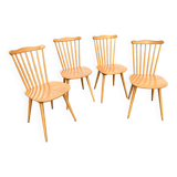 Suite of 4 Baumann chairs, Menuet model.