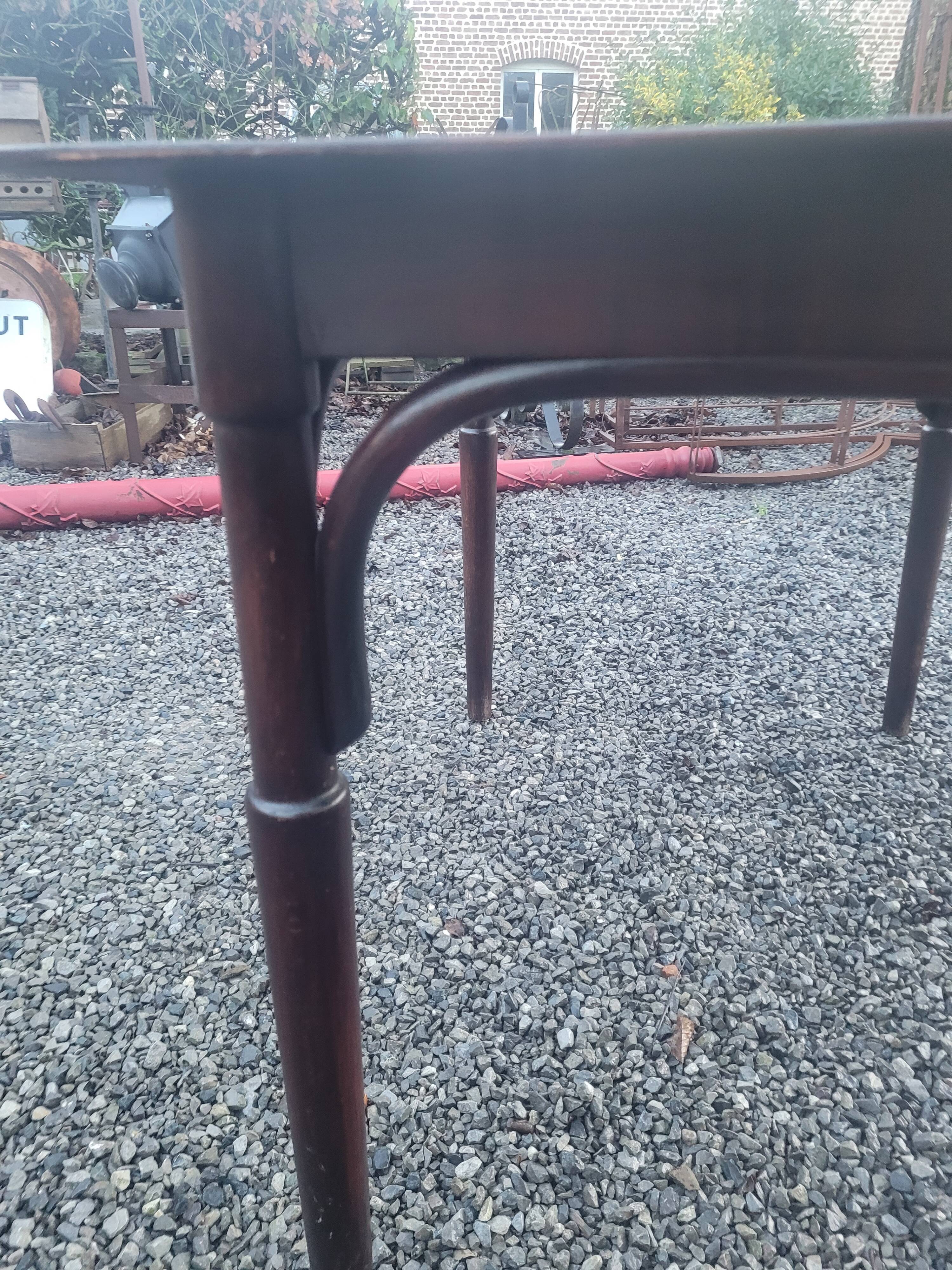 Thonet curved wood bistro table