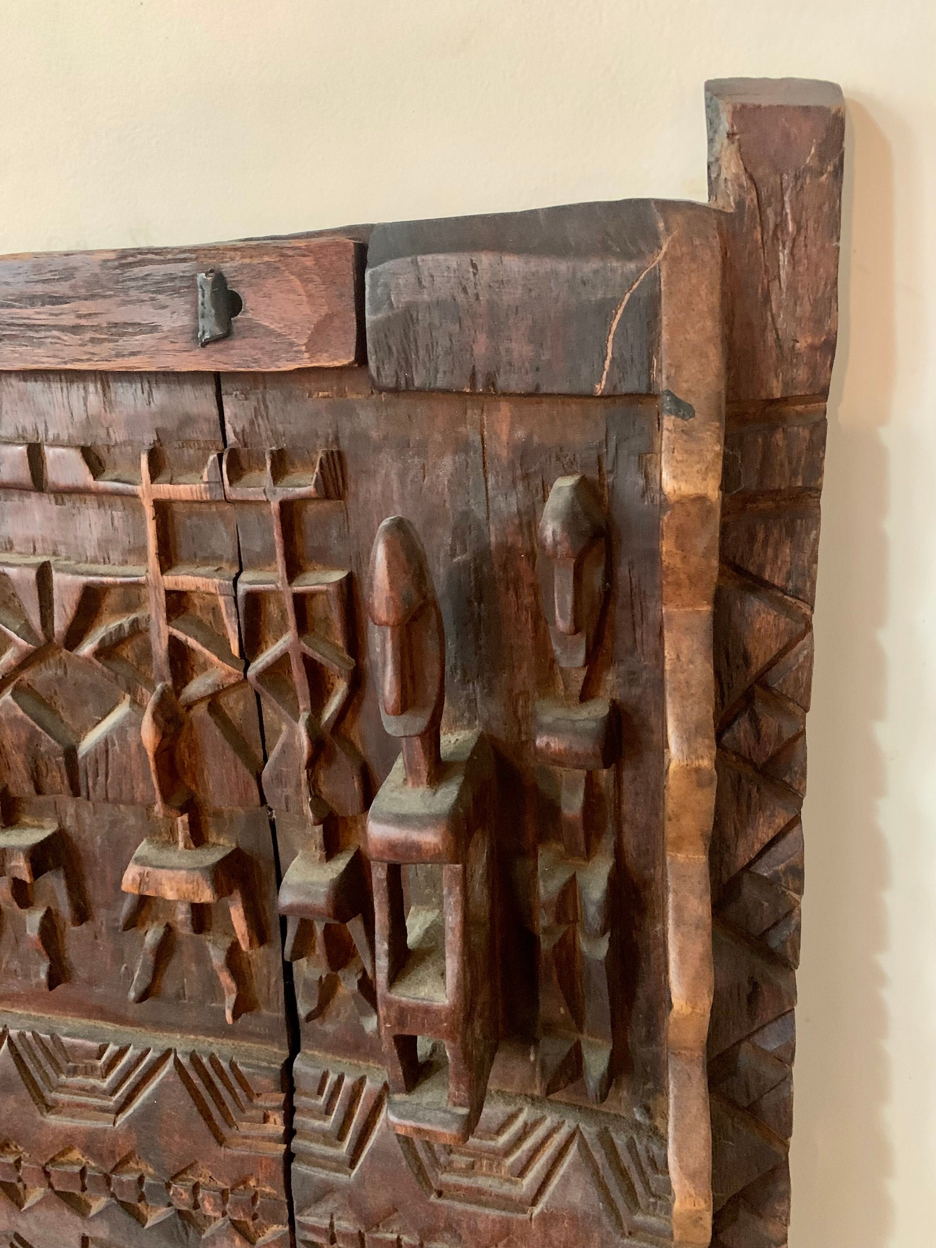 Ancient Dogon gate of Mali