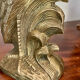Bookend herons in brass style Art Deco 26cm