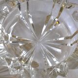 Set of 2 crystal ashtrays / pocket trays from Reims