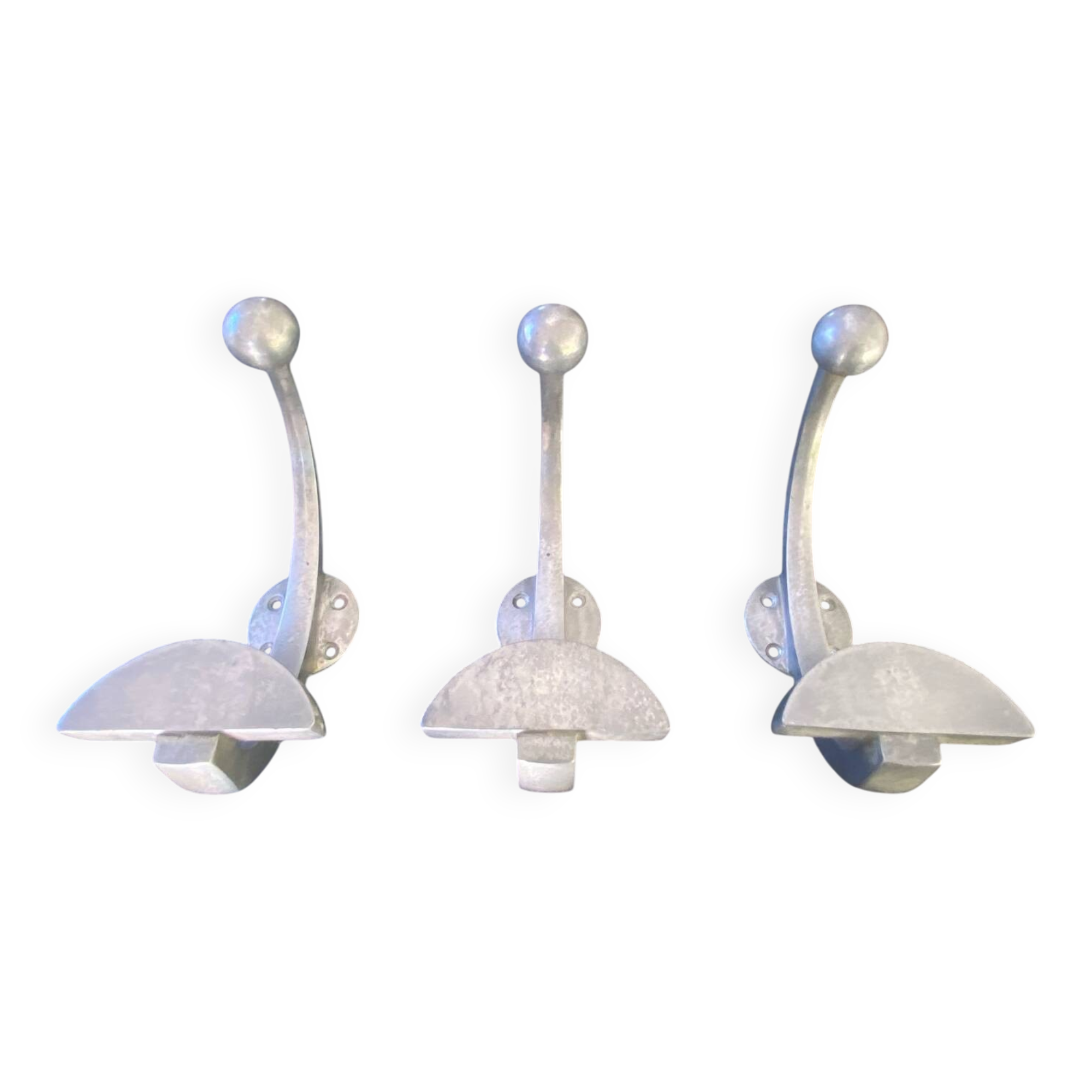 Vintage metal coat hooks