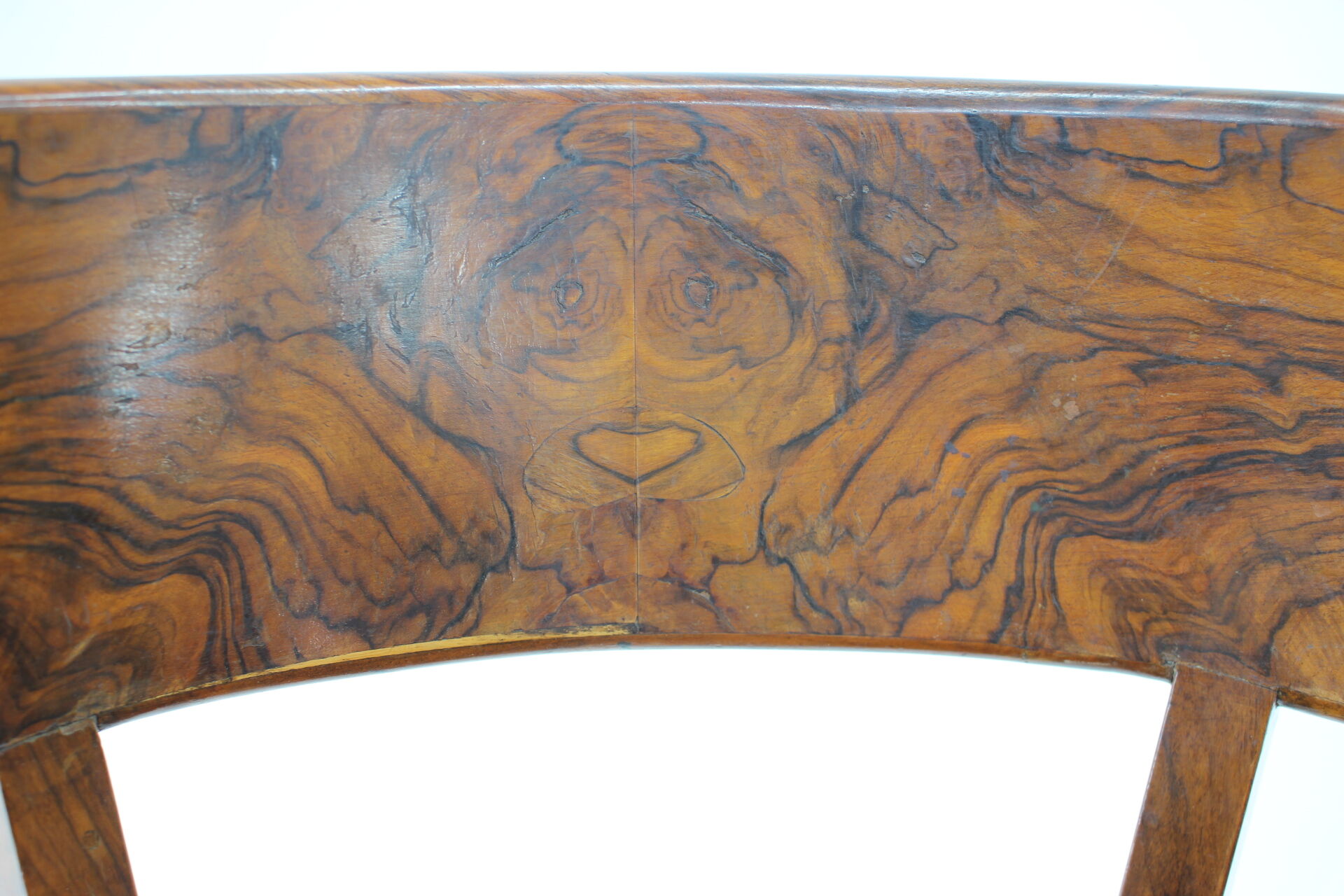 1930s art deco dining chairs in walnut, czechoslovakia