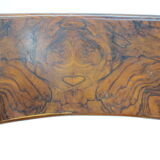 1930s art deco dining chairs in walnut, czechoslovakia