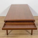 Table basse vintage en teck par Johannes Andersen pour CFC Silkeborg, Danemark, 1960s
