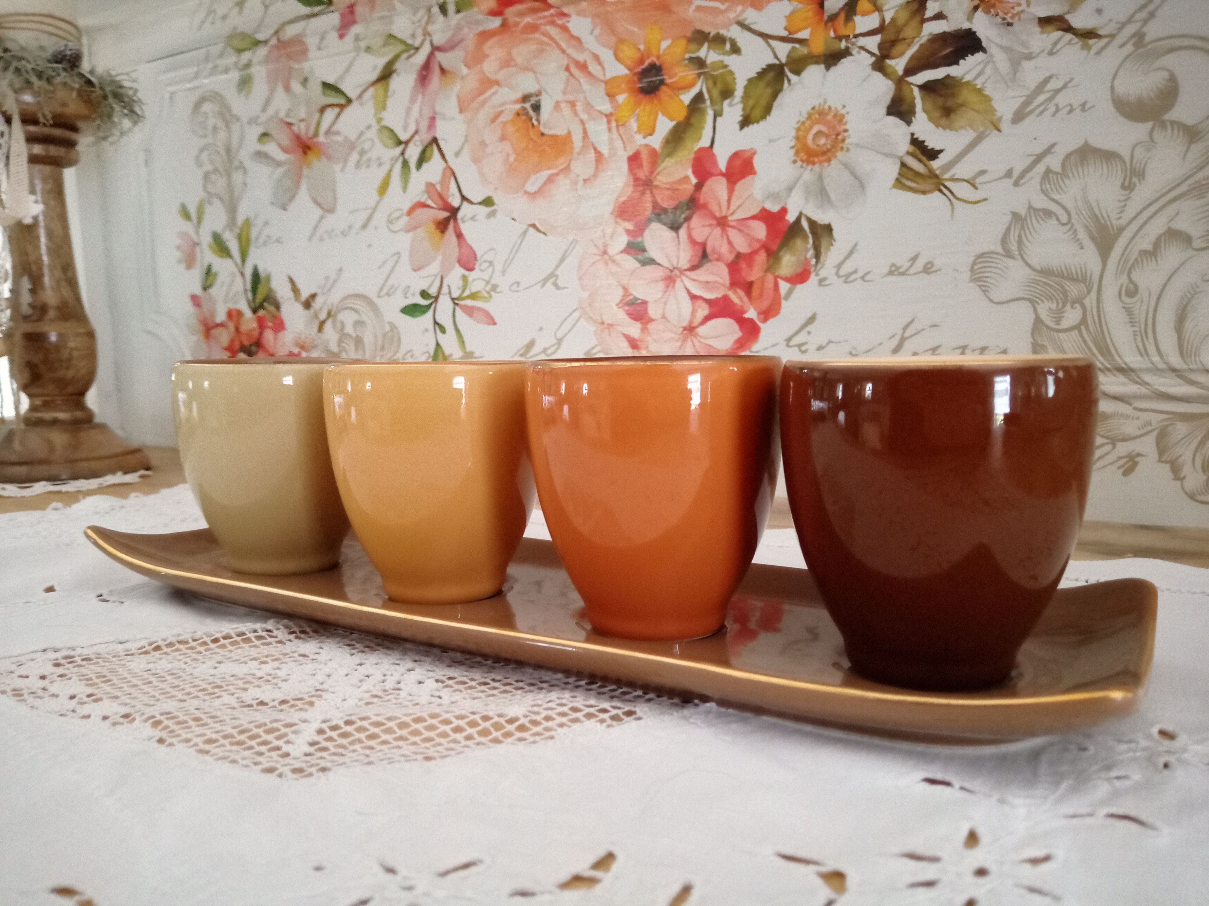 Fine porcelain coffee set