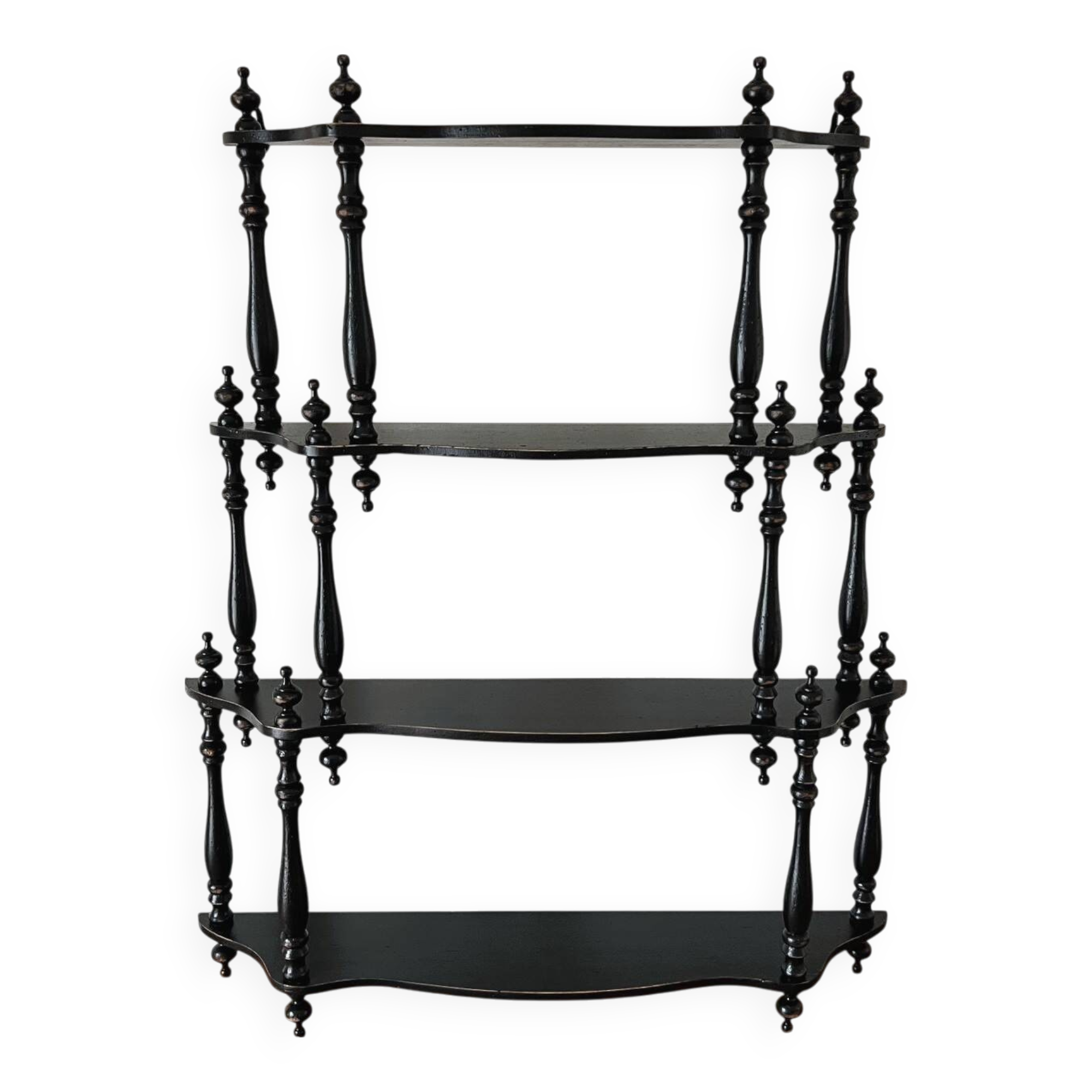 Wooden shelf, 4 shelves