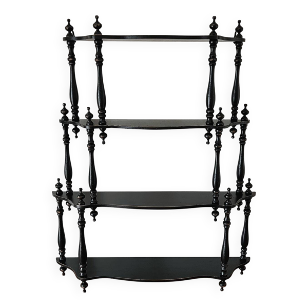 Étagère en bois, 4 plateaux