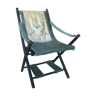 Children's folding chair in fabrics and wood