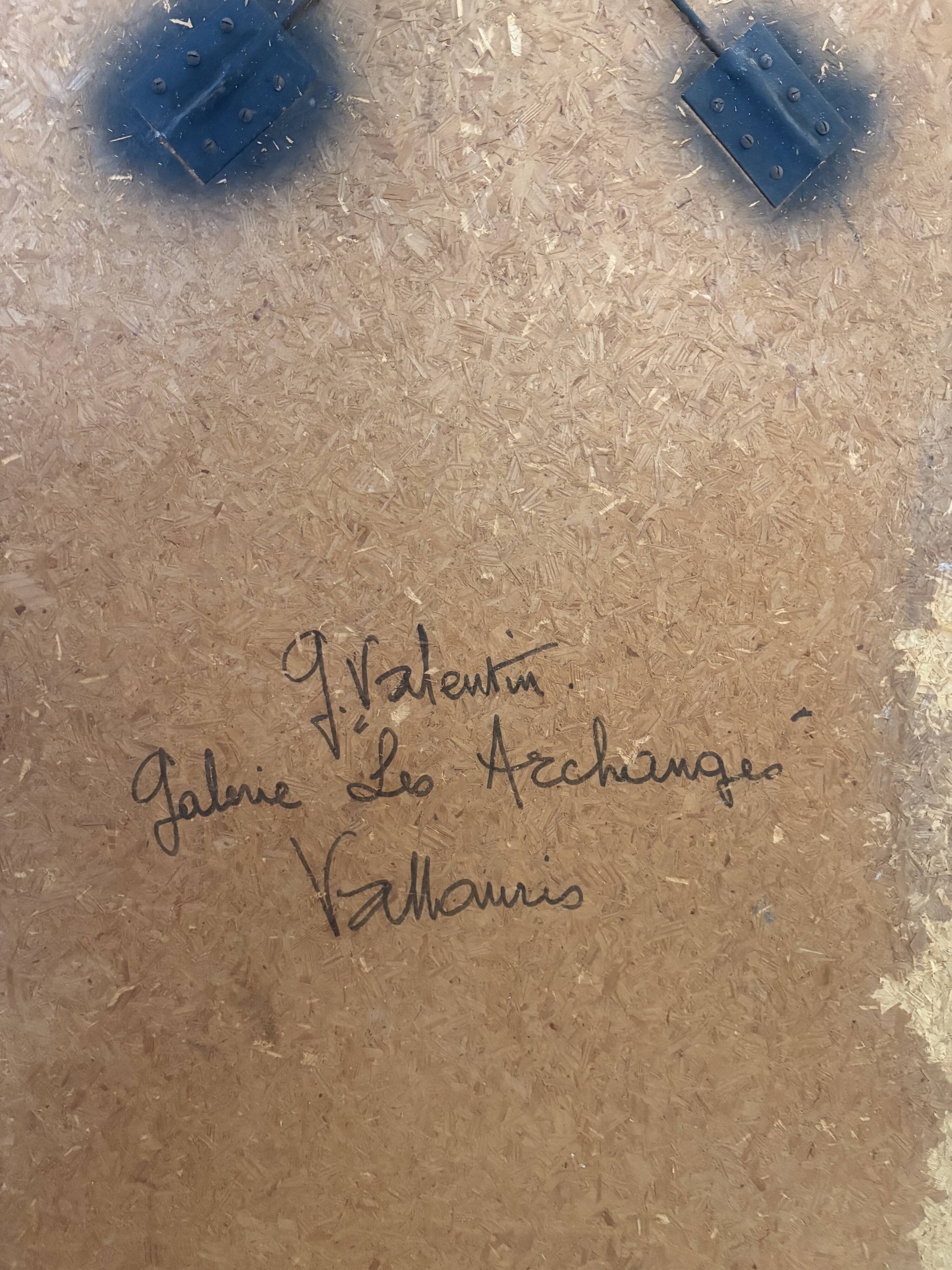 G. Valentin – Galerie Les Archanges Vallauris - large wall ceramic