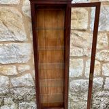 Petite vitrine à poser en acajou