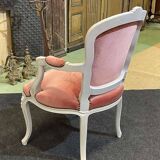 1970s Louis XV style cabriolet armchair
