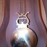 Hand-painted comtoise cherry clock