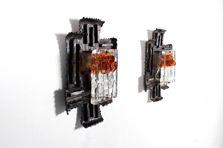Pair of Swedish wall by Tom Ahlström and Hans Ehrich