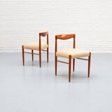 Teak Dining Chairs by H.W. Klein for Bramin 1960s