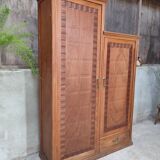 Asymmetrical art deco wardrobe