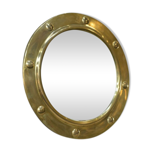 Miroir soleil rond en
