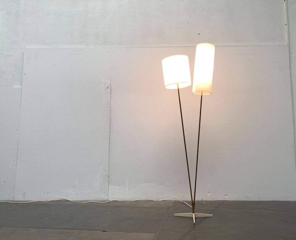 Mid-Century Minimalist Tripod Floor Lamp, 1960s