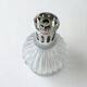 Old shepherd lamp in pearl glass - brule parfum - lamp of the 70s