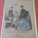 Gravure de mode ancienne musée des familles sous verre