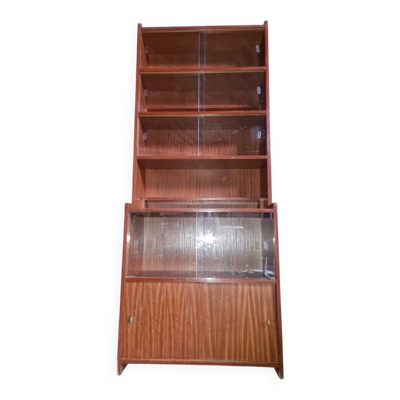 Bibliothèque, vitrine, étagères  Danoise Teck 1970