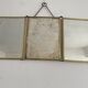 Antique Triptych Mirror