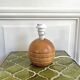 Lampe boule en bois vintage