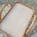 Vintage rattan service