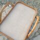 Desserte en rotin vintage