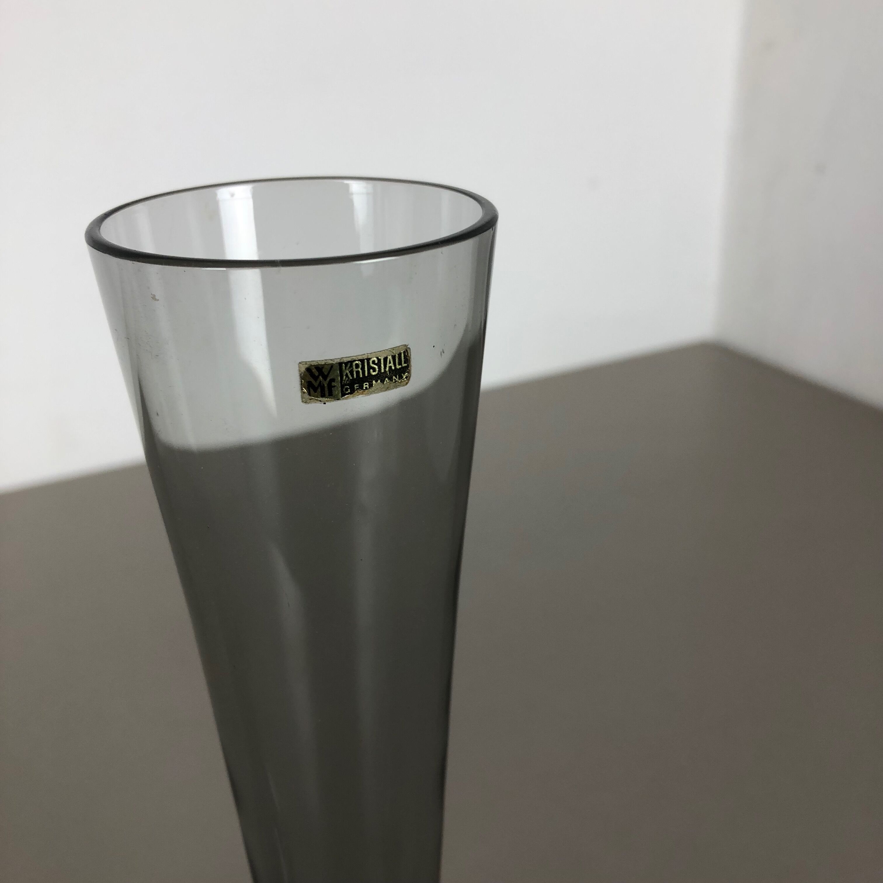 Set of 2 turmalin vases by Wilhelm Wagenfeld for WMF, Germany 1960s