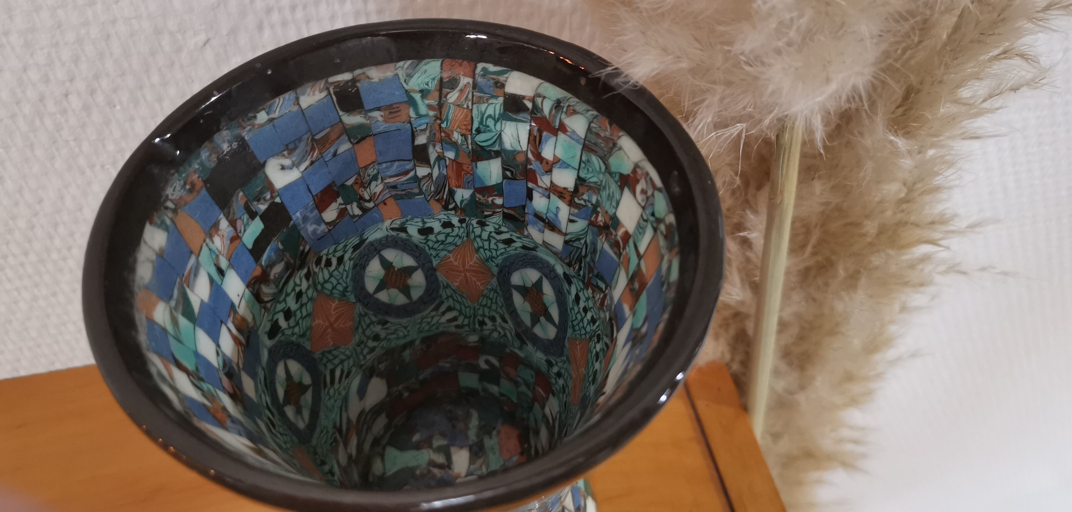 Vase signed gerbino from vallauris