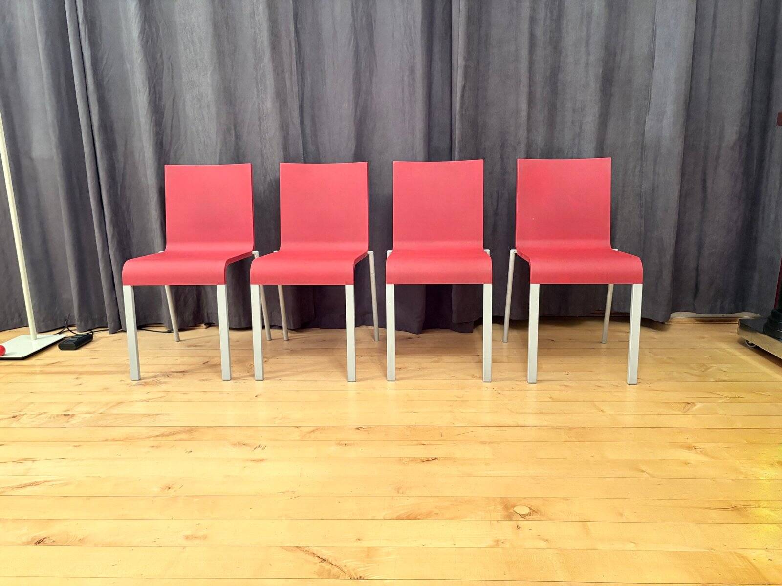 Model .03 stackable chairs by Maarten van Severen for Vitra, Switzerland, 2011, set of 4