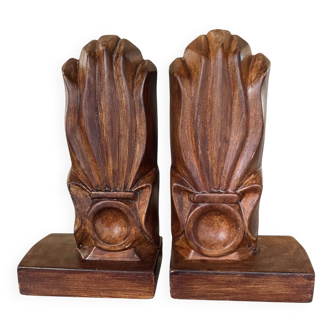 Art Deco ceramic bookends