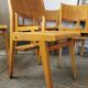 Set of 10 vintage theater chairs compass feet