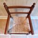 Children's armchair in wood and straw