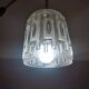 Minimalist simple glass hanging lamp USSR 1970s