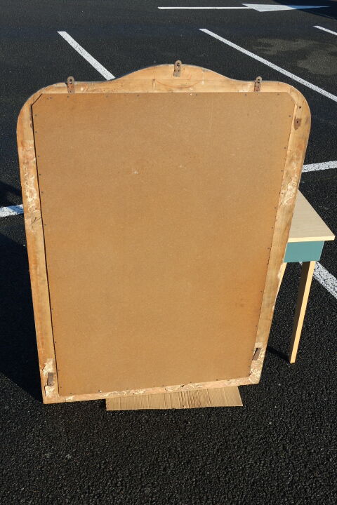 Golden 97x142cm mirror