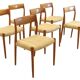 Suite de 6 chaises Niels O Möller modèle 77' Dukkerup
