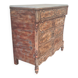 beautiful antique commode with a lovely patina, 4 drawers, dimensions 118x56x110 cm, very beautiful