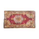 Tapis patiné orient laine fait mai 166 cm x 95 cm